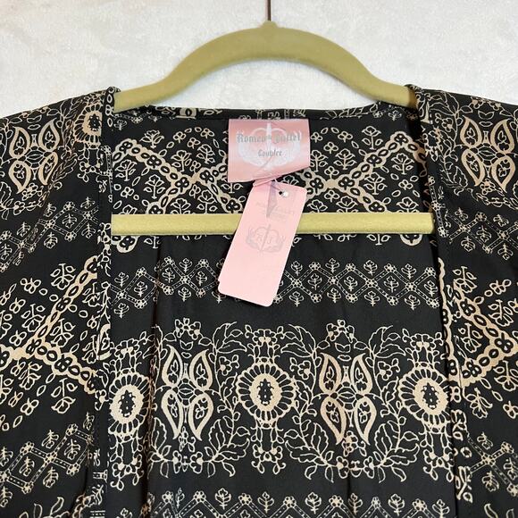 Romeo & Juliet Couture Open Front Floral Boho Print Kimono Size Small NEW - Picture 3 of 6